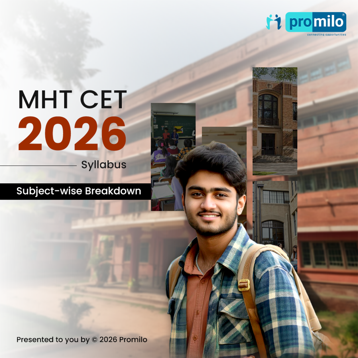 MHT CET Syllabus 2026: Subject-wise Breakdown
